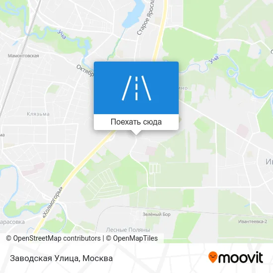 Карта Заводская Улица
