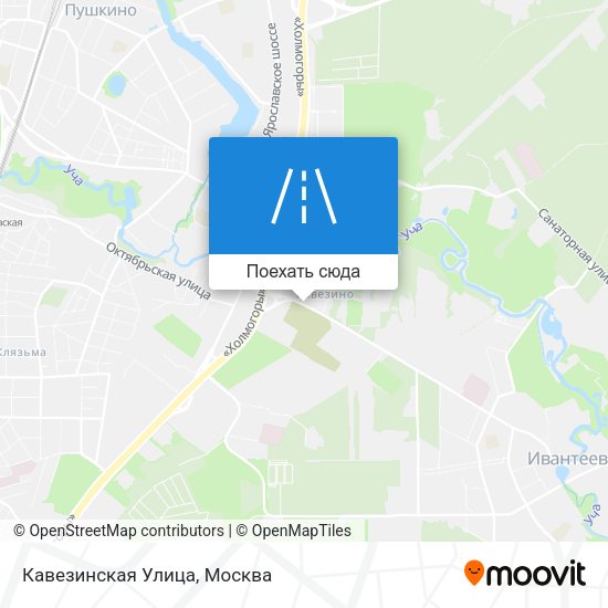 Карта Кавезинская Улица