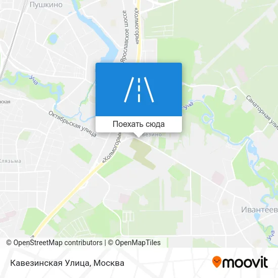 Карта Кавезинская Улица