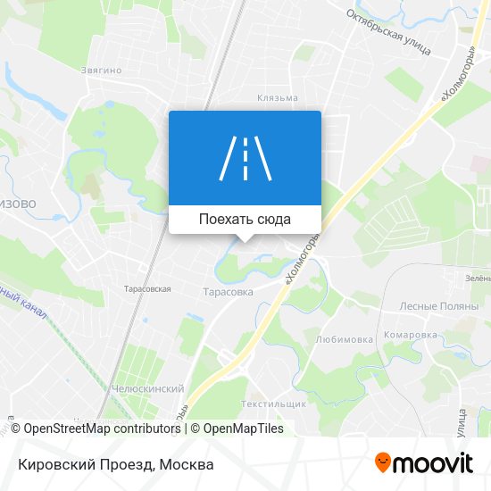 Карта Кировский Проезд