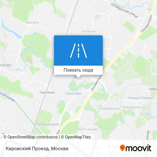 Карта Кировский Проезд
