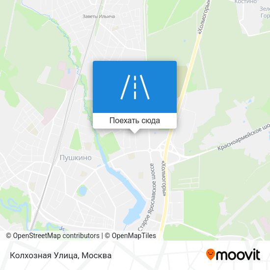 Карта Колхозная Улица