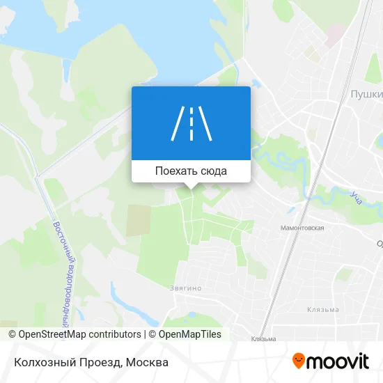 Карта Колхозный Проезд