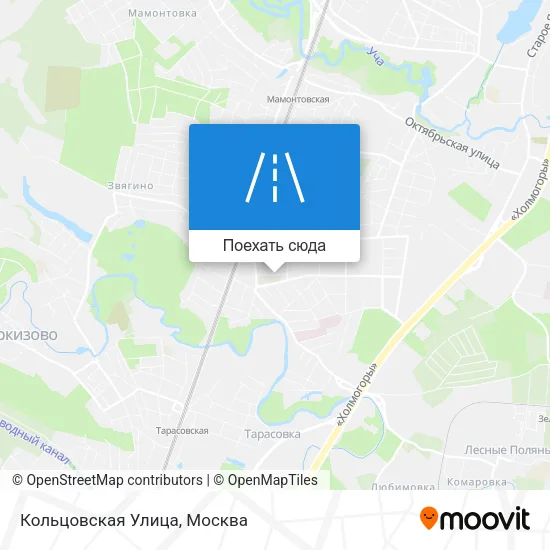Карта Кольцовская Улица