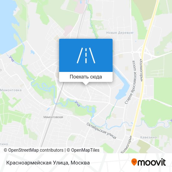 Карта Красноармейская Улица