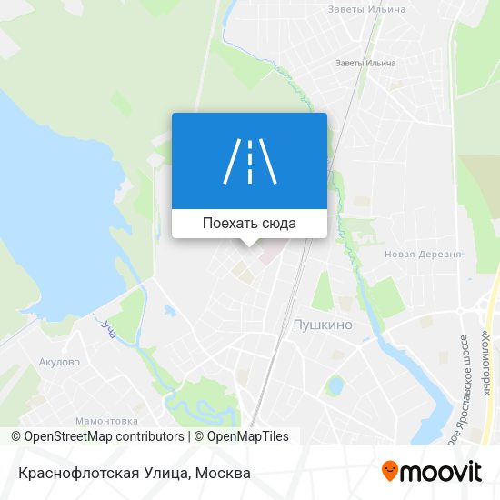 Карта Краснофлотская Улица