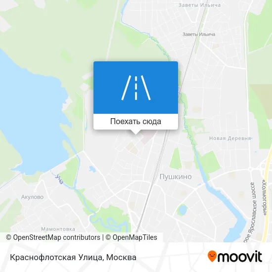 Карта Краснофлотская Улица