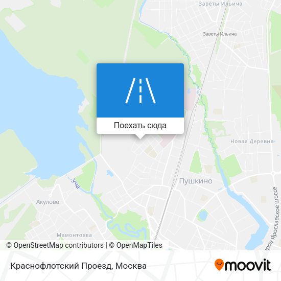 Карта Краснофлотский Проезд