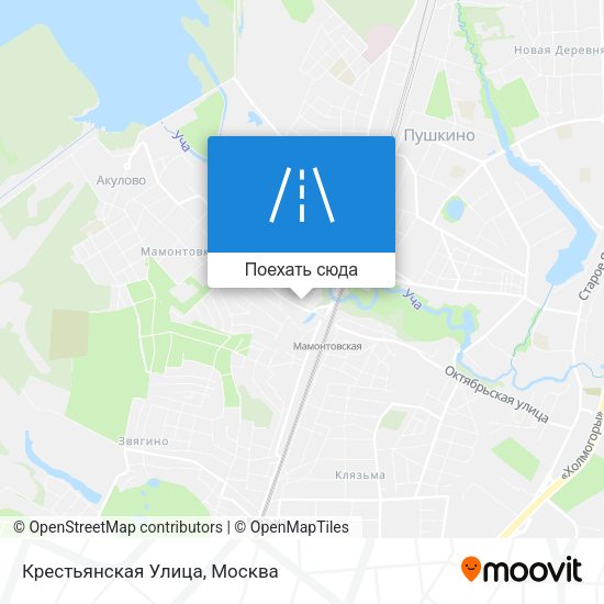 Карта Крестьянская Улица