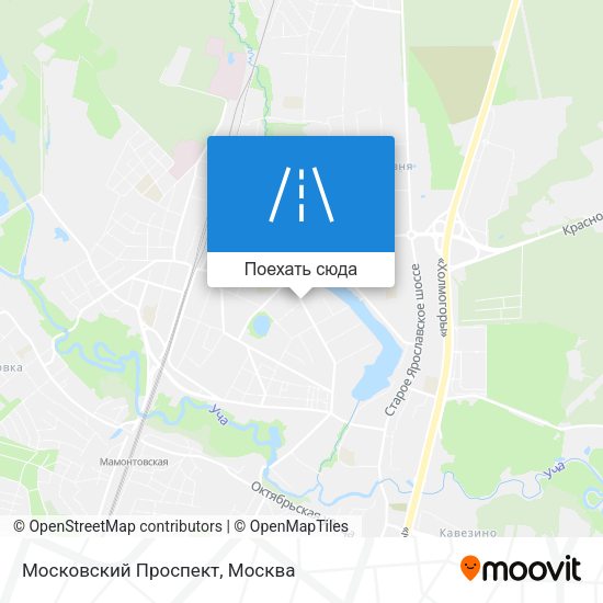 Карта Московский Проспект