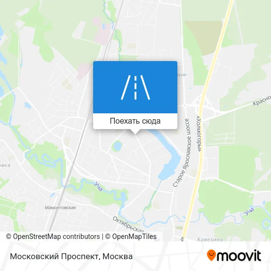 Карта Московский Проспект