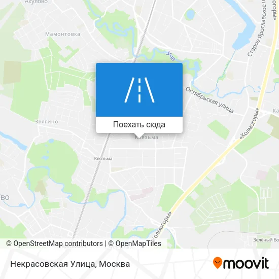 Карта Некрасовская Улица