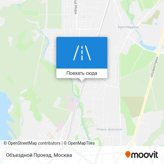 Карта Объездной Проезд