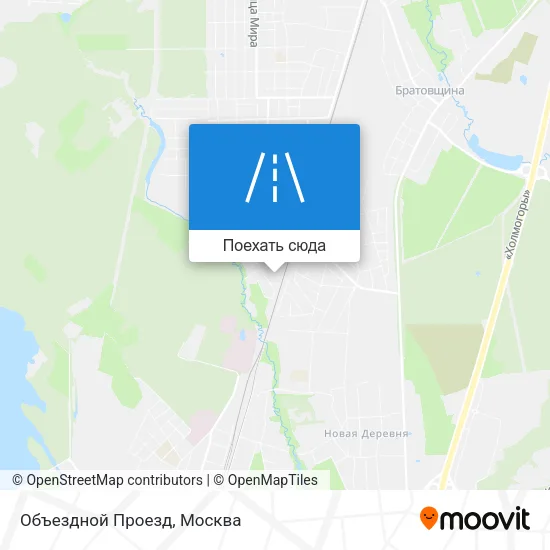 Карта Объездной Проезд