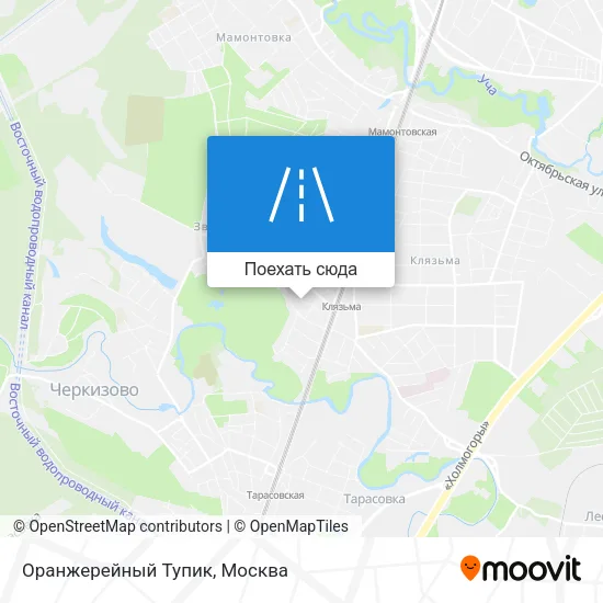 Карта Оранжерейный Тупик
