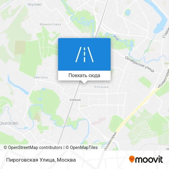 Карта Пироговская Улица