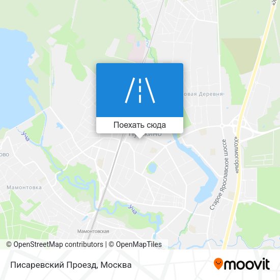Карта Писаревский Проезд