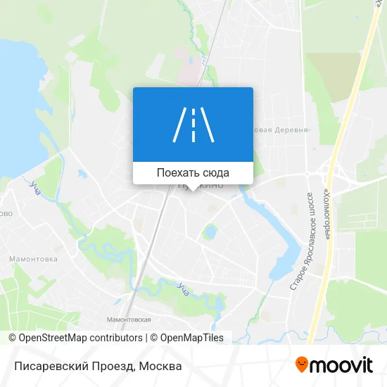 Карта Писаревский Проезд