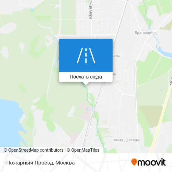 Карта Пожарный Проезд