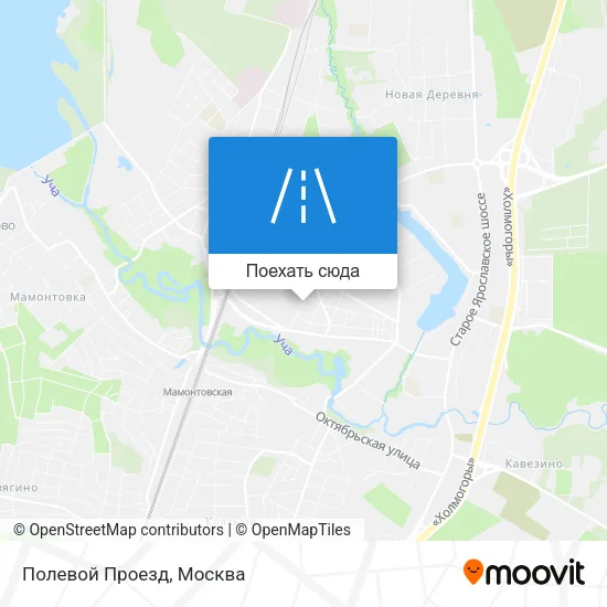 Карта Полевой Проезд