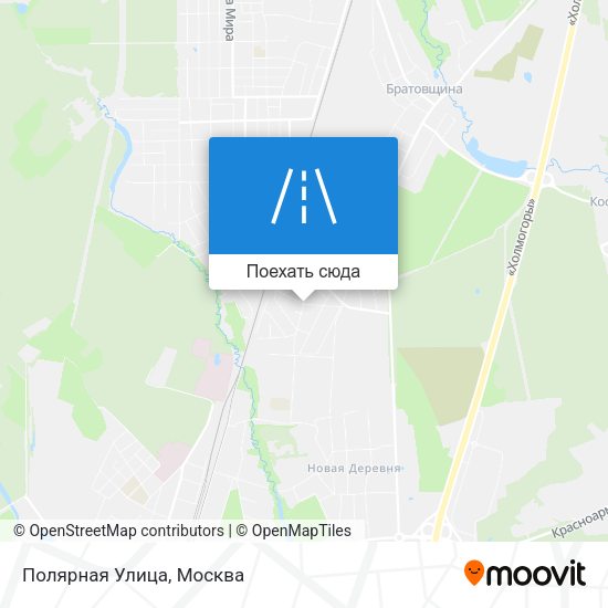 Карта Полярная Улица