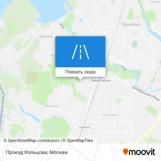 Карта Проезд Кольцова