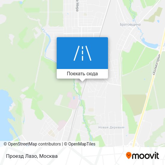 Карта Проезд Лазо