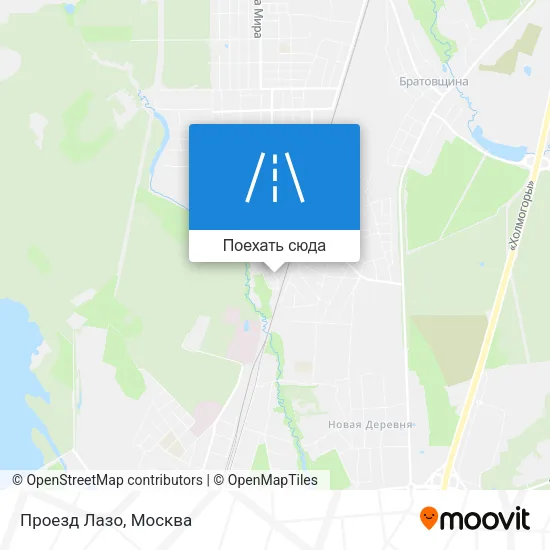 Карта Проезд Лазо