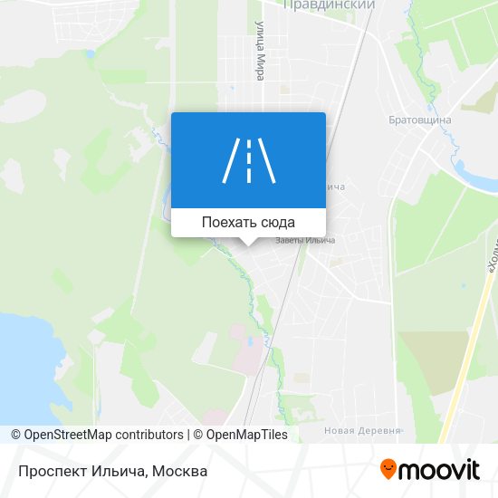 Карта Проспект Ильича