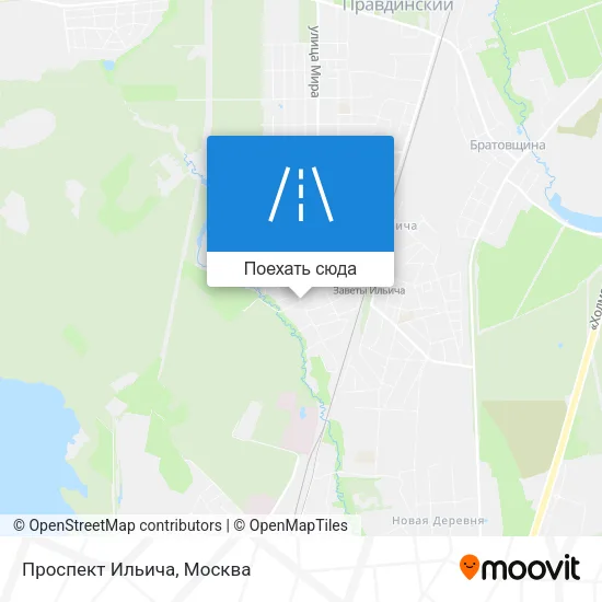 Карта Проспект Ильича