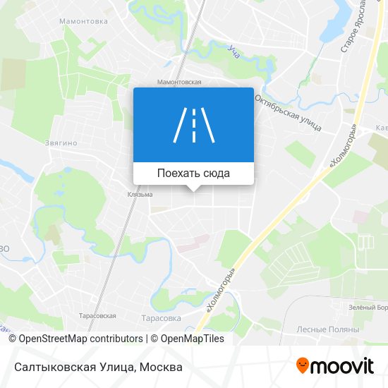 Карта Салтыковская Улица