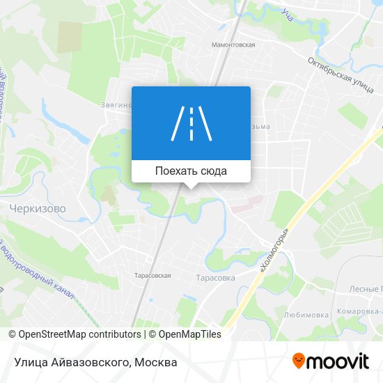 Карта Улица Айвазовского