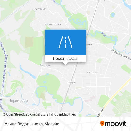 Карта Улица Водопьянова