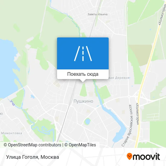 Карта Улица Гоголя