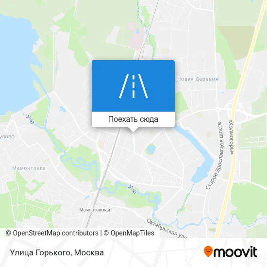 Карта Улица Горького