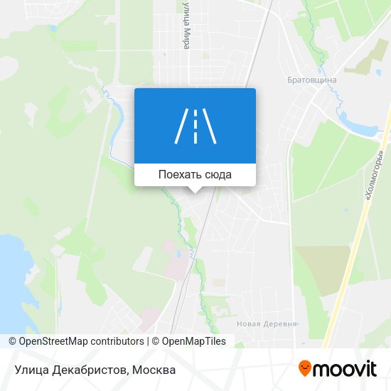 Карта Улица Декабристов