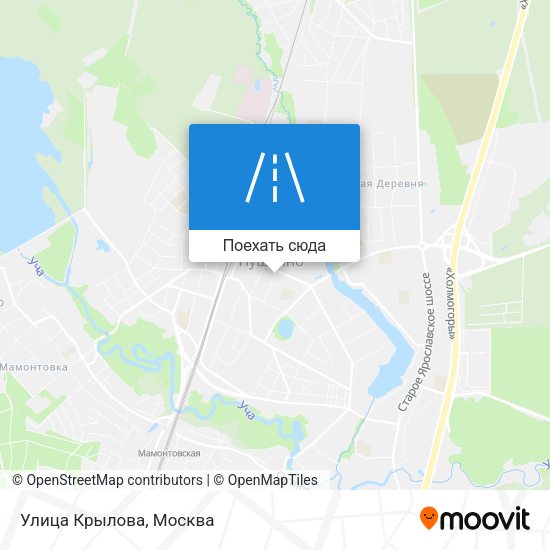 Карта Улица Крылова
