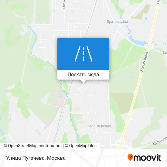 Карта Улица Пугачёва