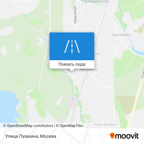Карта Улица Пушкина