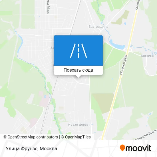 Карта Улица Фрунзе