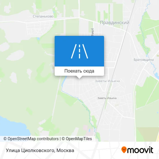 Карта Улица Циолковского