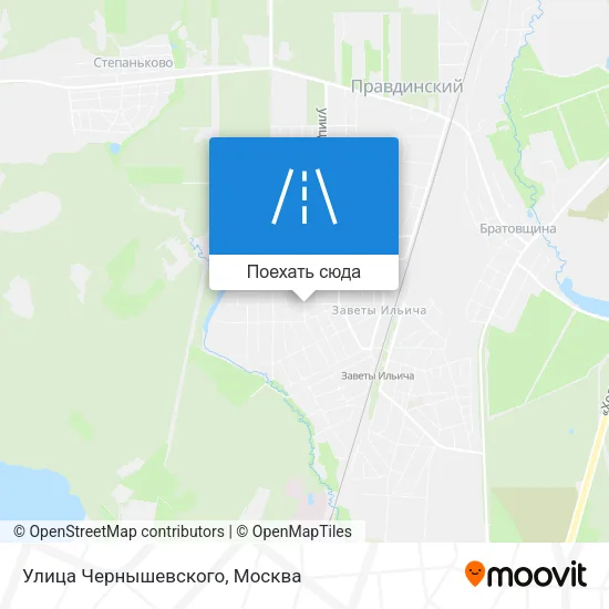 Карта Улица Чернышевского