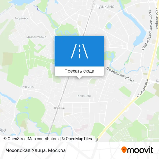 Карта Чеховская Улица
