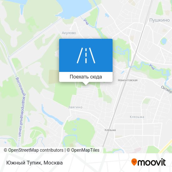 Карта Южный Тупик