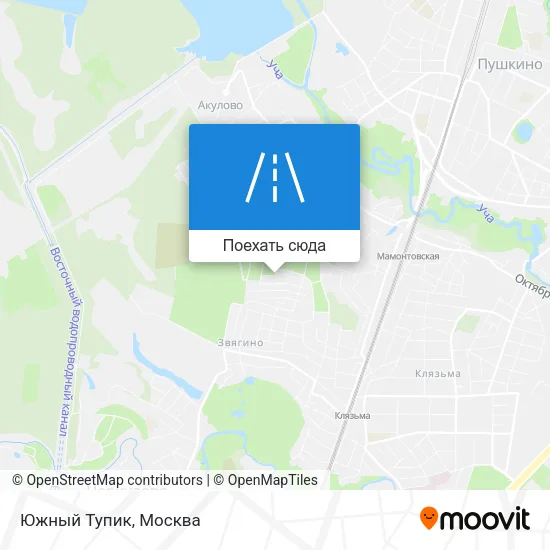 Карта Южный Тупик