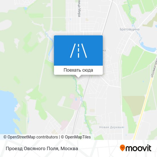 Карта Проезд Овсяного Поля