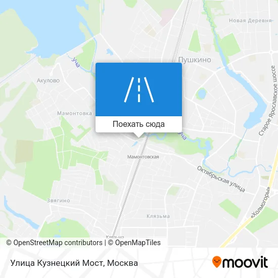 Карта Улица Кузнецкий Мост