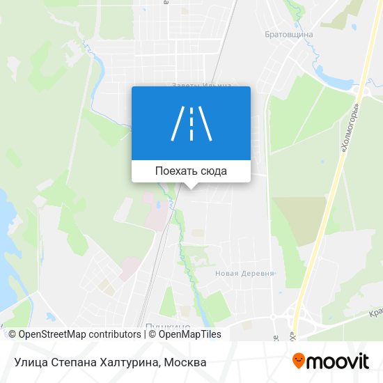 Карта Улица Степана Халтурина
