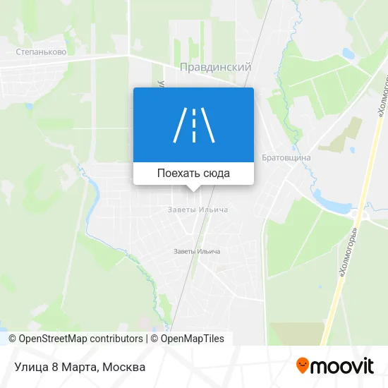 Карта Улица 8 Марта