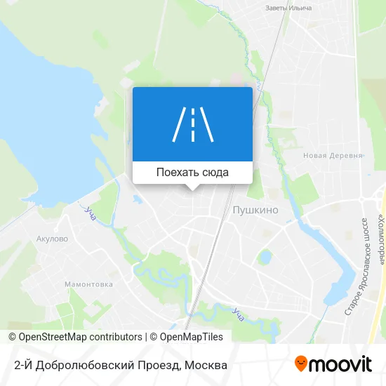 Карта 2-Й Добролюбовский Проезд
